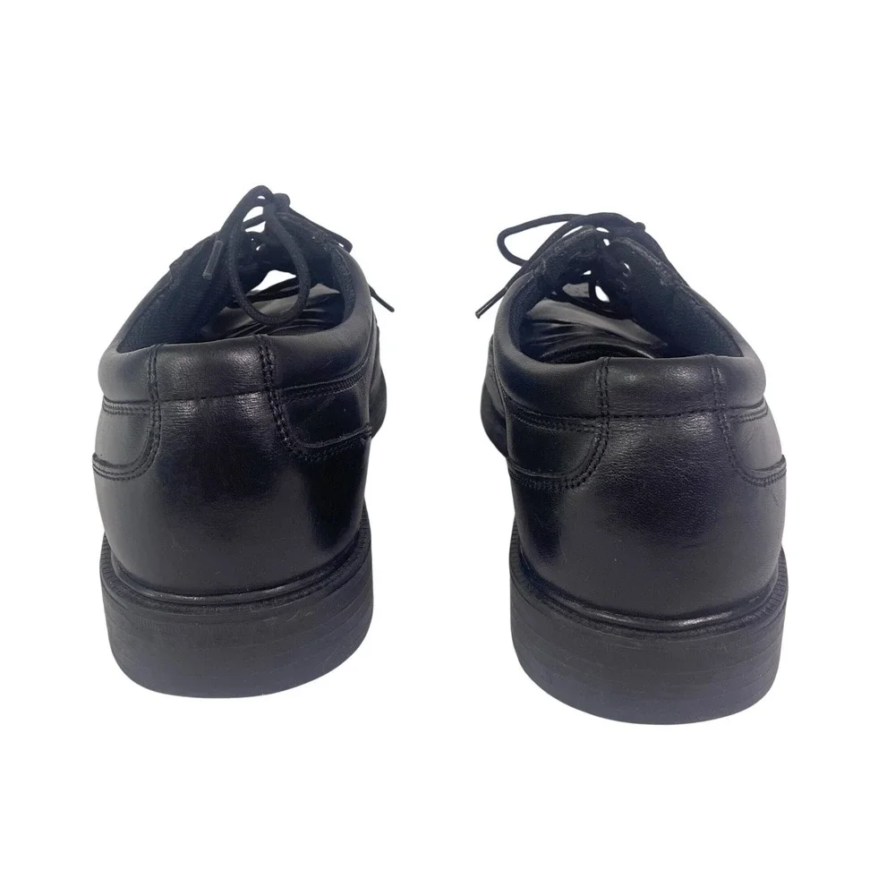 Nunn Bush Leather Dress Shoes Men's 10.5 M Black Wingtip Oxford Comfort Gel
